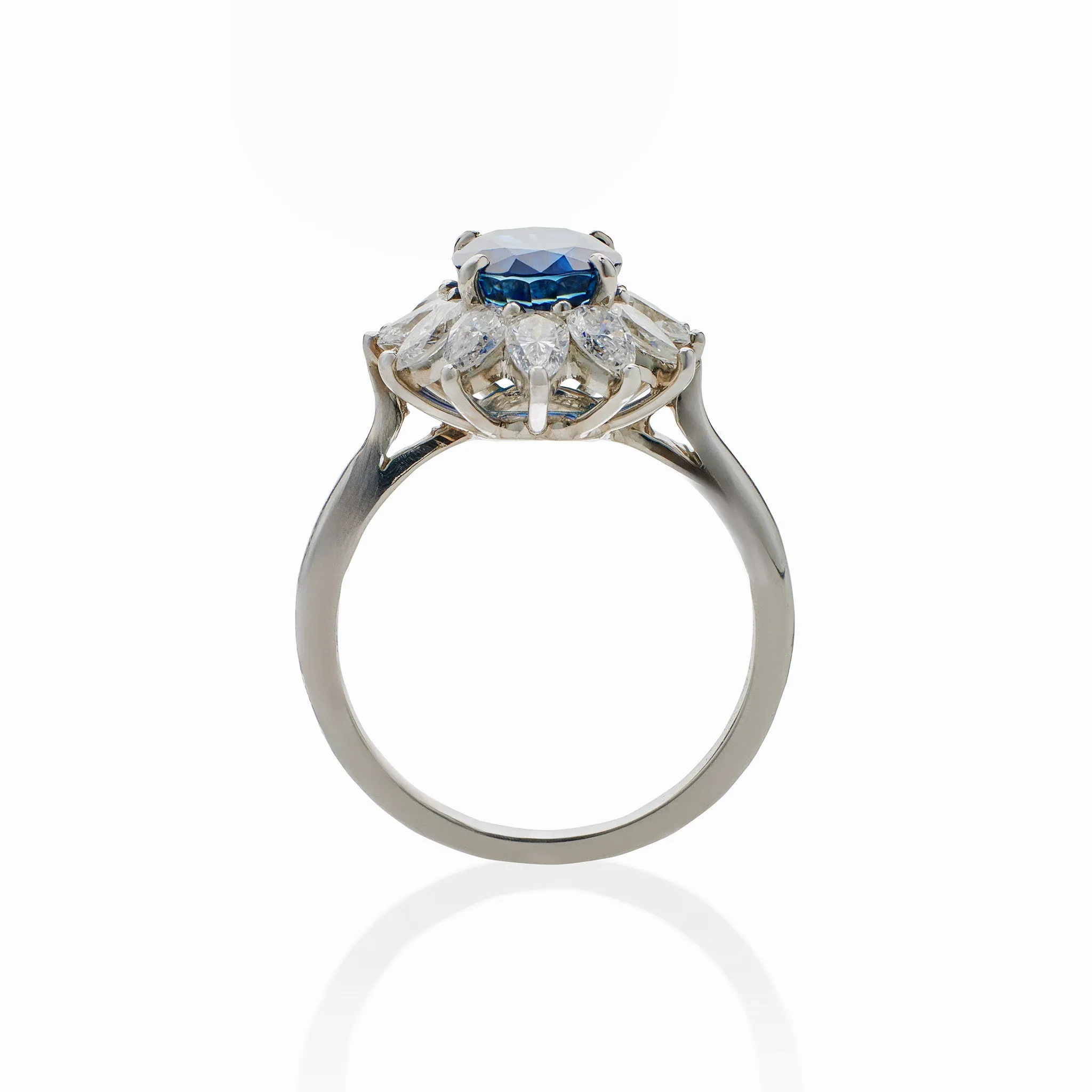 Tiffany & Co. Sapphire and Diamond Ring