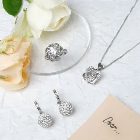 Triomphe Silver Jewelry Set