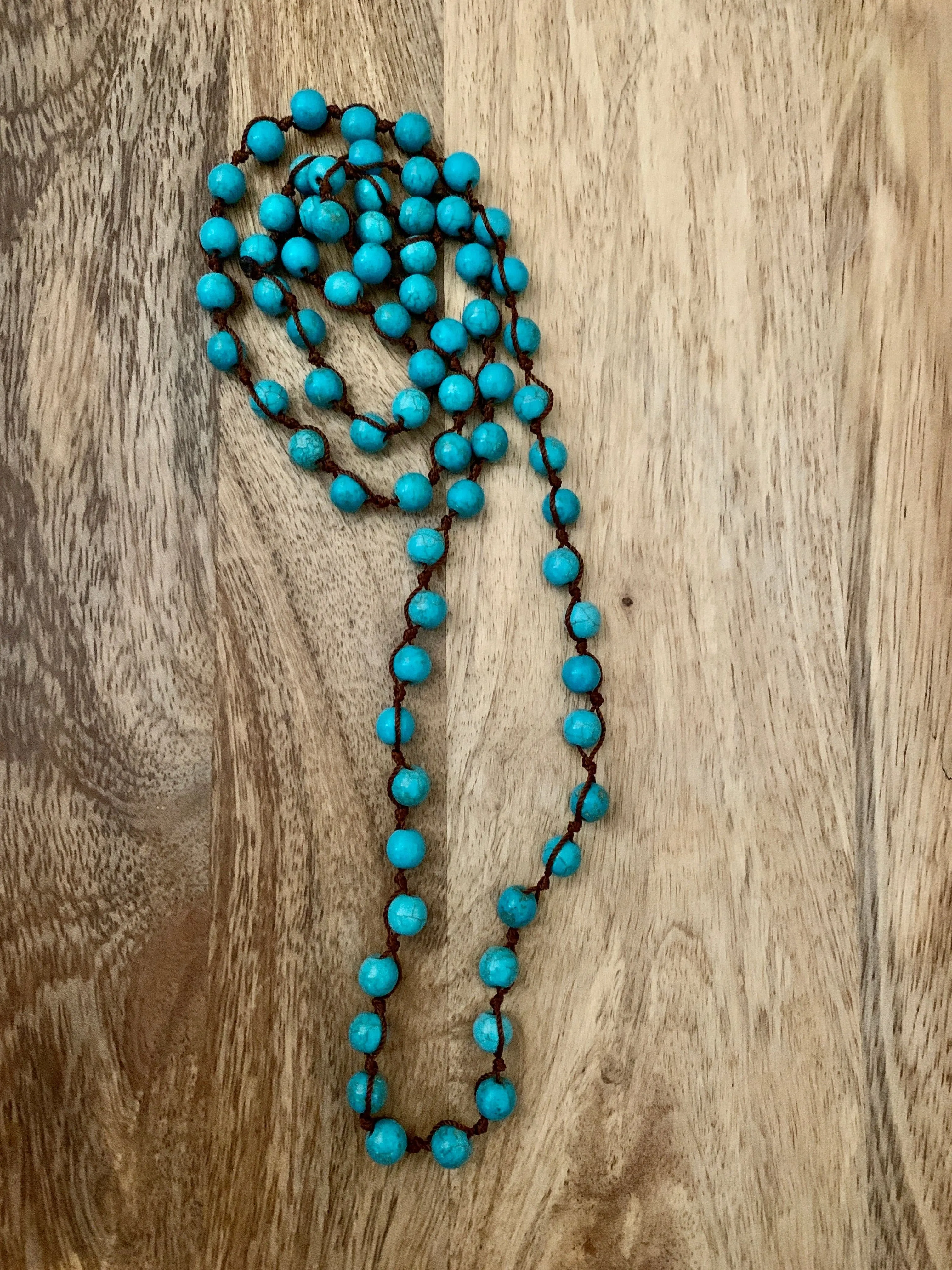 Turquoise Bead Necklace