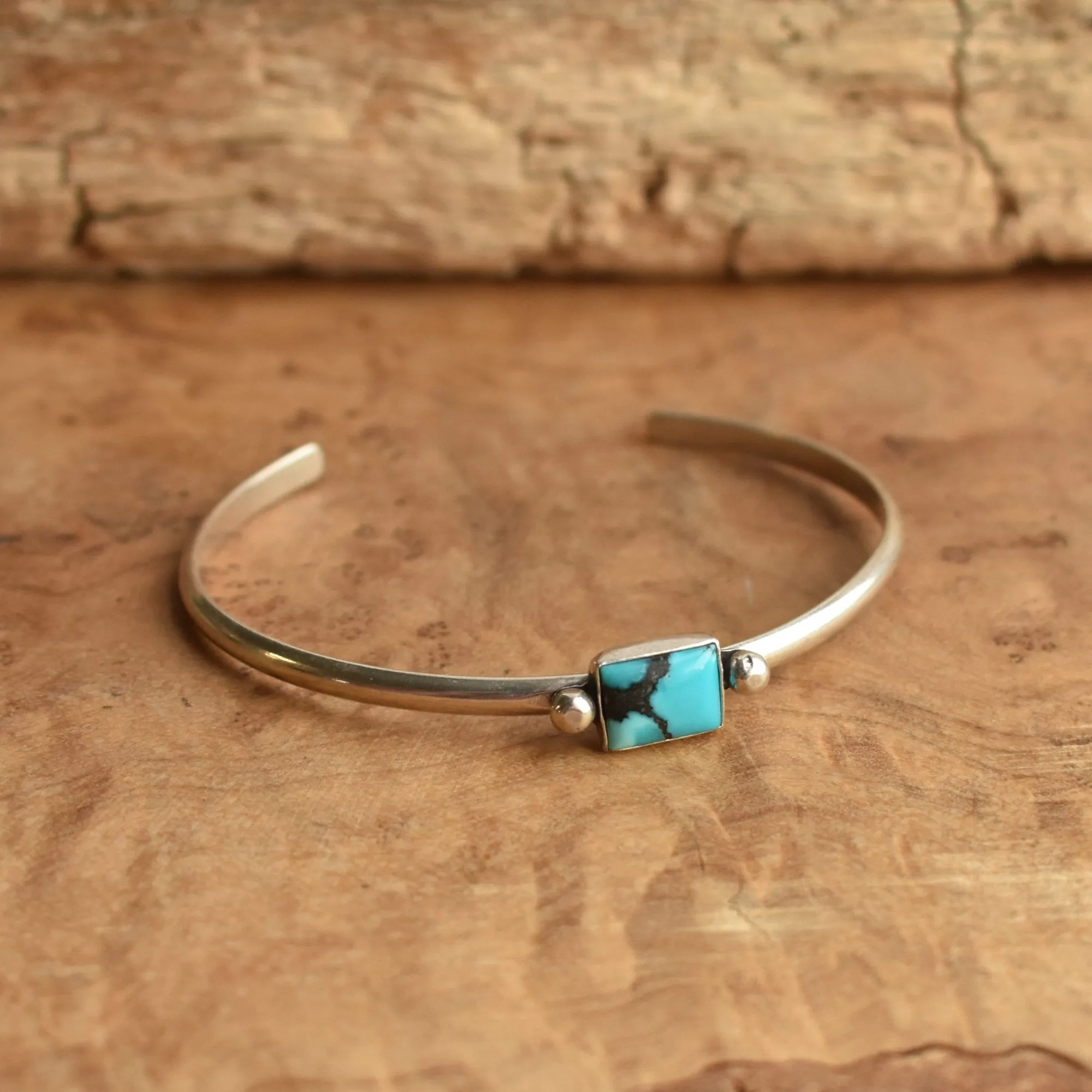 Turquoise Cuff Bracelet - Turquoise Bracelet - Turquoise Bangle - Silversmith Bracelet