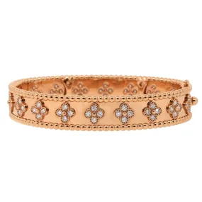 Van Cleef & Arpels Perlée Collection Diamond Bracelet in 18k Gold