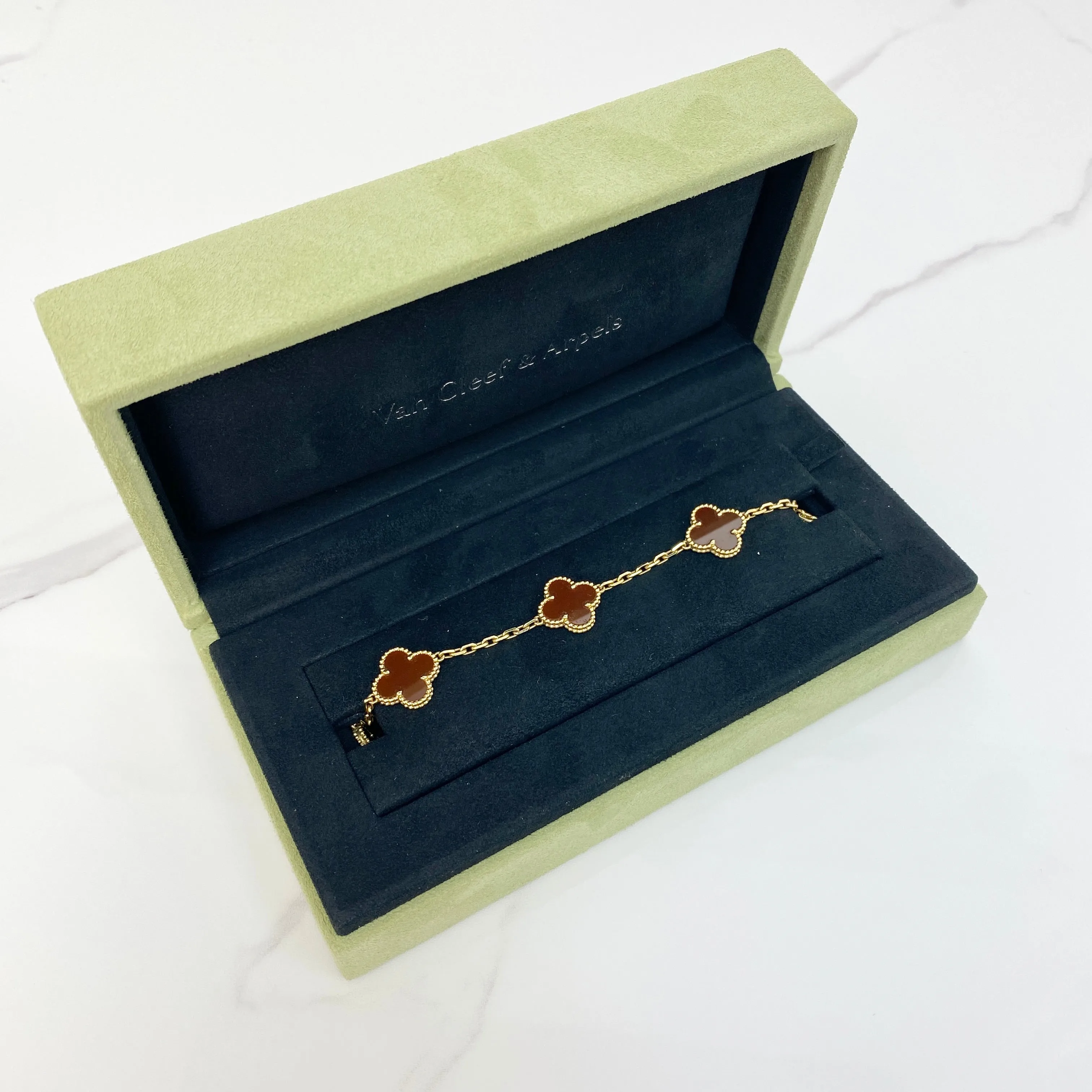 Van Cleef & Arpels Vintage Alhambra Bracelet,5 Motif