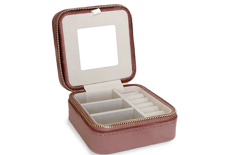 Velvet Jewelry Travel Case