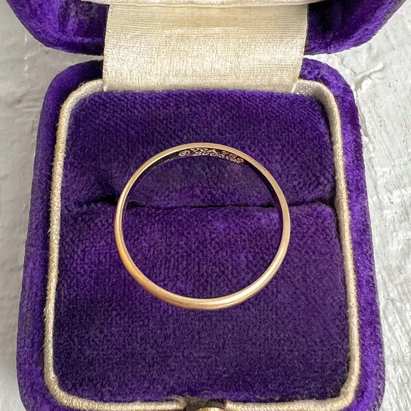 Vintage Van Cleef & Arpels Wedding Band