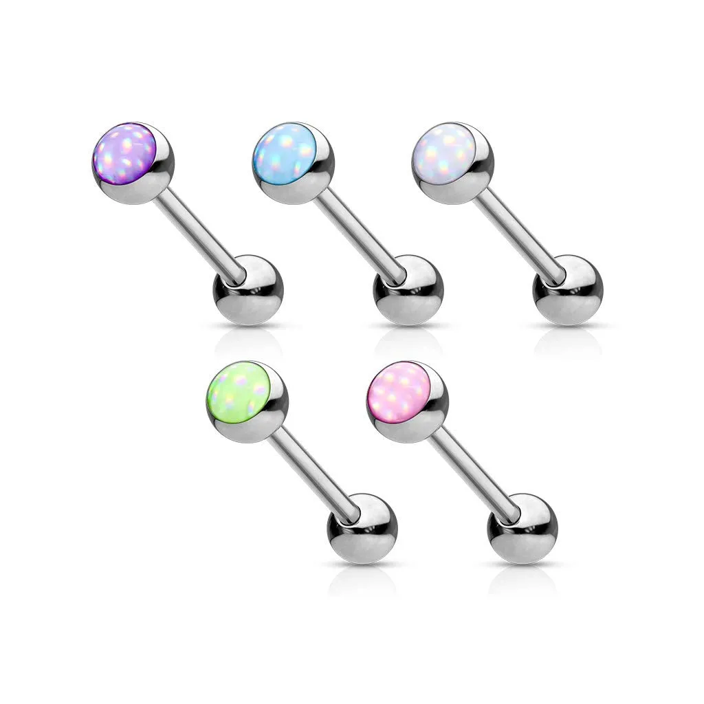 WILDKLASS 5 Pcs Value Pack Illuminating Stone Set 316L Surgical Steel Barbells