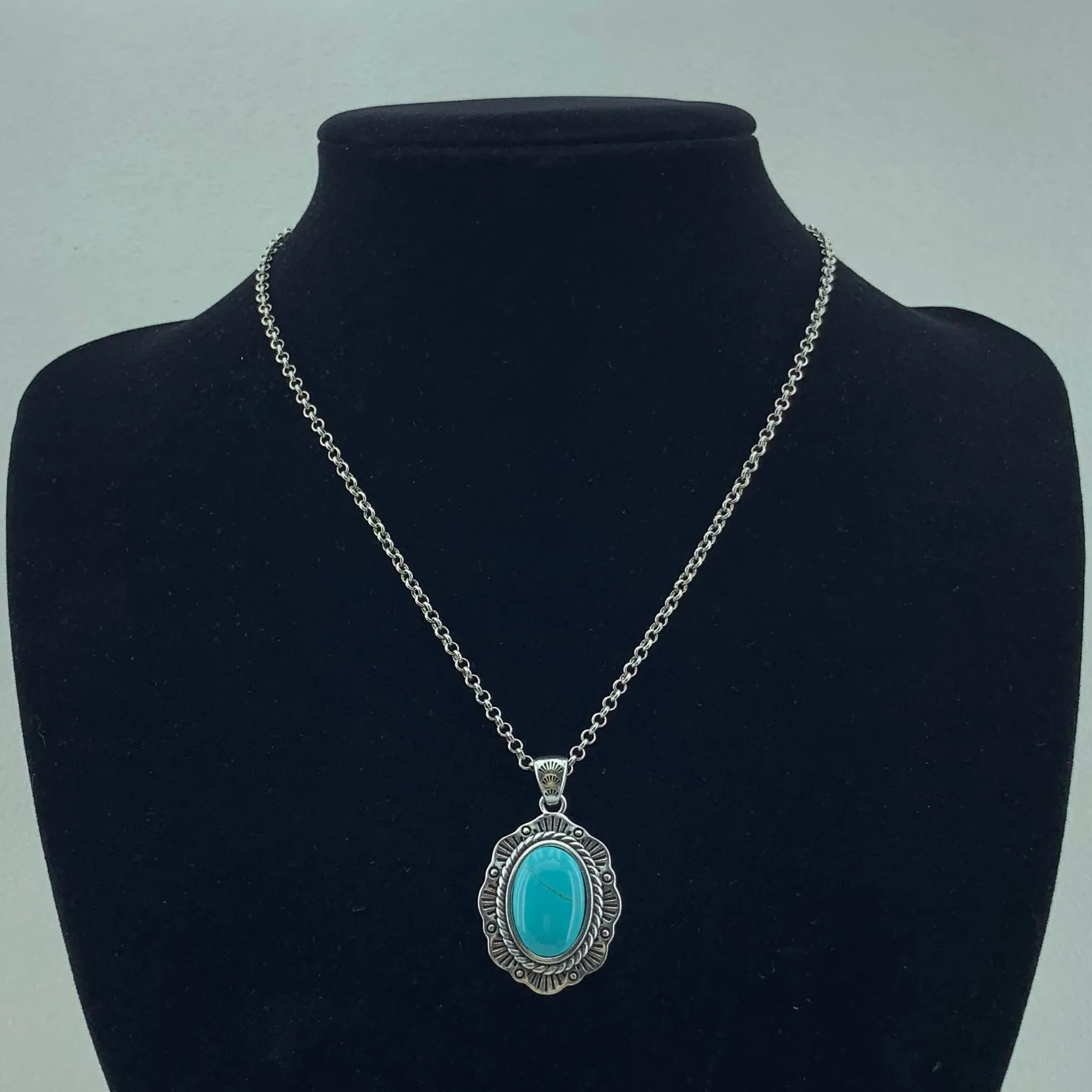 Women's Fashion Turquoise Western Antique Vintage Jewelry Sets